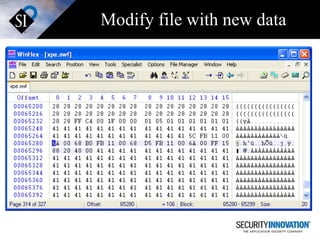Modify file with new data 