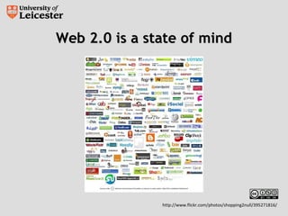 Web 2.0 is a state of mindWeb 2.0 is a state of mind
http://www.flickr.com/photos/shopping2null/395271816/
 