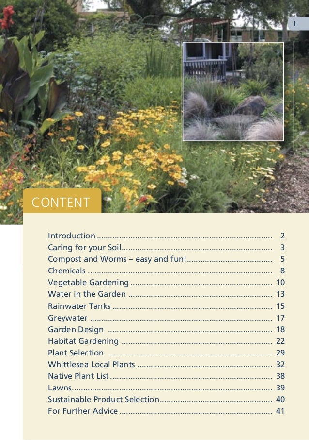 Sustainable Gardening Manual Whittlesea, Australia