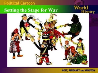 Political Cartoon Setting the Stage for War 