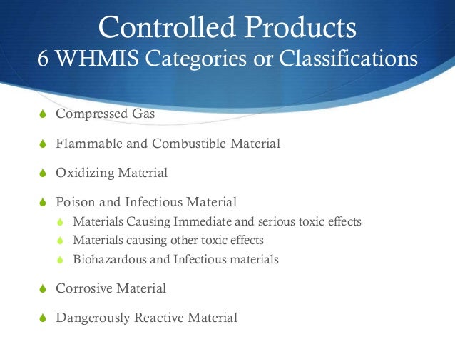 Do all chemicals have whmis labels