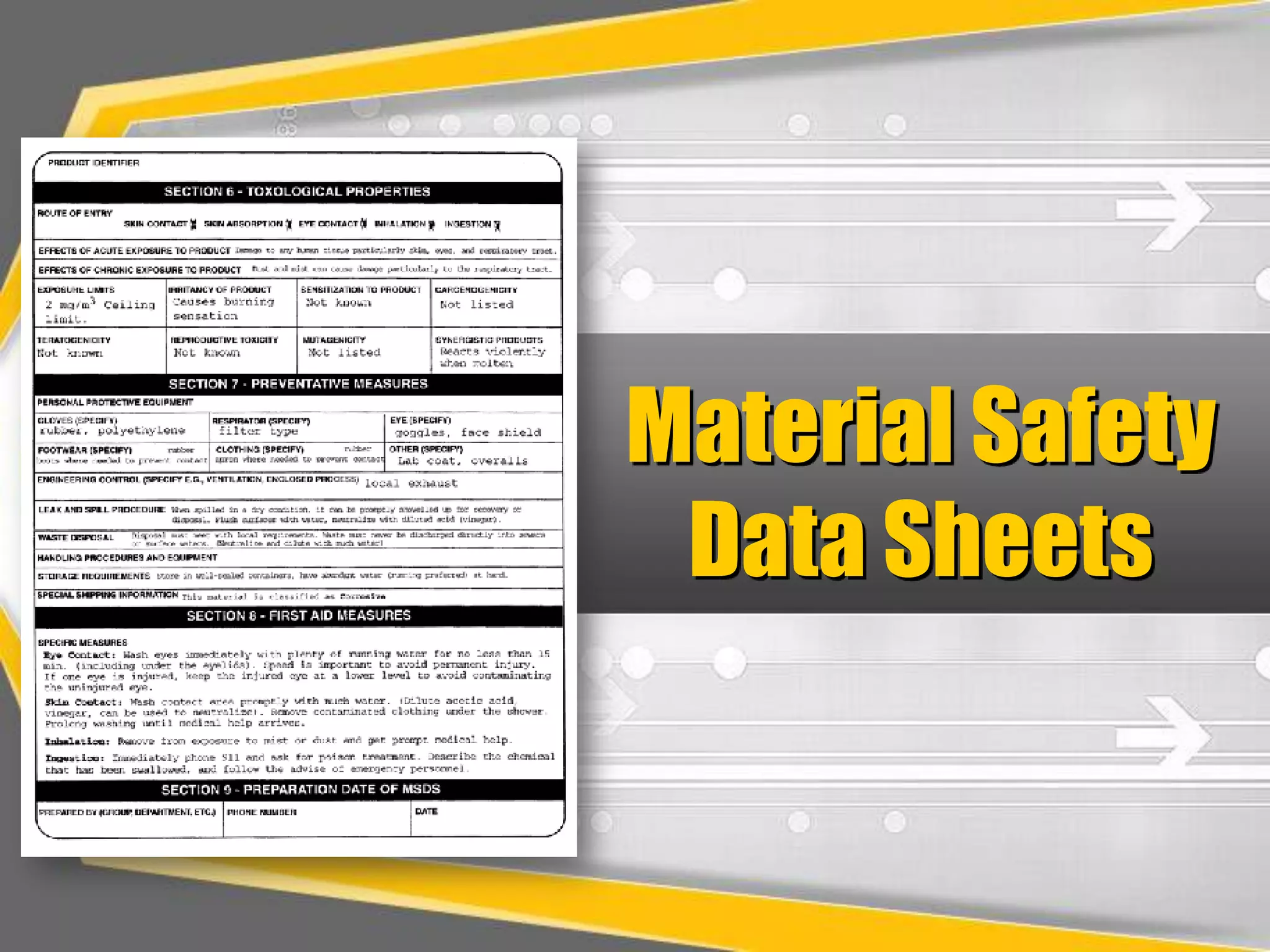 Employer Responsibility and Worker TrainingUnder the Occupational Health & Safety Act, an employer must take all reasonable precautions to protect the health and safety of workers. 