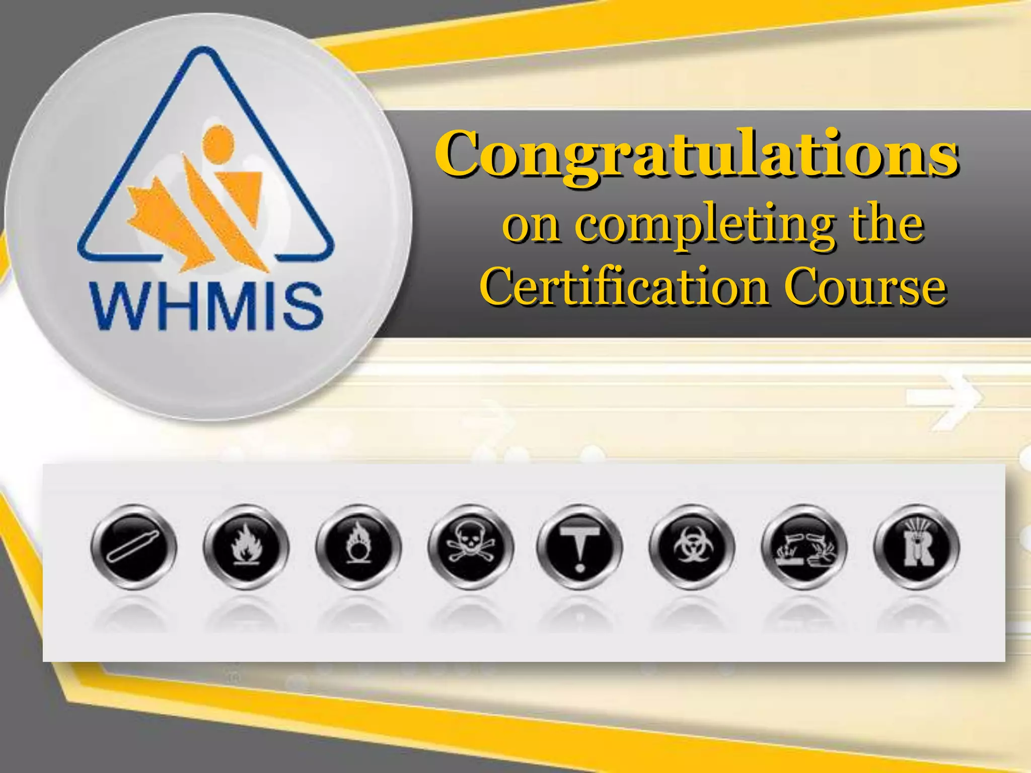 Safe handling instructions