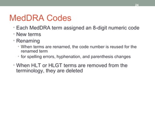 Meddra Code Examples Who art & med dra | PPT