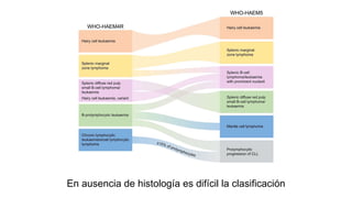 En ausencia de histología es difícil la clasificación
 