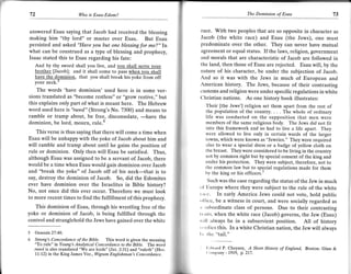 1')                         Wo      is Esau-Edom?                                                   The Dominion of Esau                       73


answered Esau saying that Jacob had received the blessing                     race. With two peoples that are so opposite in character as
making him "thy lord" or master over Esau. But Esau                           Jacob (the white race) and Esau (the Jews), one must
pefsisted and asked "Have you but one blessing for me7" In                    predominate over the other. They can never have mutual
what can be construed as a type of blessing and prophecy,                     agreement or equal status, If the laws, religion, government
Isaac stated this to Esau regarding his fate:                                 and morals that are characteristic of Jacob are followed in
   And by thy sword shall you live, and you shall sewe vour                   the land, then those of Esau are rejected. Esau will, by the
   brother [Jacob]; and it shall come to pass when ]'ou shall                 nature of his character, be under the subjection of Jacob.
   have the.dgminion. that you shall break his yoke from off                  And so it was with the Jews in much of European and
   your necK.-                                                                American history. The Jews, because of their contrasting
    The words 'have dominion' used here is in some ver-                       customs and religion were under specific regulations in white
sions translated as "become restless" or "grow restive," but                  Christian nations. As one history book illustrates:
this explains only part of what is meant here. The Hebrew
                                                                                Their [the Jews'] religion set them apart from the rest of
word used here is "ruwd" (Strong's No. 7300) and means to                       the population of the country. . . . The whole of ordinary
ramble or tramp about, be free,, disconsolate,           the                    life was conducted on the supposition that men were
dominion, be lord, mourn, rule.o                -have                           members of the same religious body. The Jews did not fit
                                                                                into this framework and so had to live a life apart. They
    This verse is thus saying that there will come a time when                  were allowed to live only in certain wards of the larger
Esau will be unhappy with the yoke of Jacob about him and                       towns, which were known as "Jewries." They were required
will ramble and tramp about until he gains the position of                      also to wear a special dress or a badge of yellow cloth on
rule or dominion. Only then will Esau be satisfied. Thus,                       the breast. They were considered to be living in the country
although Esau was assigned to be a servant of Jacob, there                      not by common right but by special consent of the king and
                                                                                under his protection. They were subject, therefore, not to
would be a time when Esau would gain dominion over Jacob                        thc common law but to special regulations made for them
and "break the yoke" of Jacob off of his neck-that is to                        by the king or his officers. /
say, destroy the dominion of Jacob. So, did the Edomites
                                                                                 Such was the caso regarding the status    ofthe Jew in much
ever have dominion over the Israelites in Bible history?                      ol lJurope where they were subject to the rule of the white
No, not once did this ever occur. Therefore we must look                      r ir( o. In ea'rly America Jews could not vote, hold public
to more recent times to find the fulfillment of this prophecy.
                                                                              ,rllrce, be a witness in court, and were socially regarded as
   This dominion of Esau, through his wrestling free of the                   ,r subordinate class of persons. Due to their contrasting
yoke or dominion of Jacob, is being fulfilled through the                     tr;rils, when the white race (Jacob) governs, the Jew (Esau)
control and stranglehold the Jews have gained over the white                  rr ill always be in a subservient position. All of history
                                                                              r,'r ilios this. In a white Christian nation, the Jew will always
5     Genesis 27:40.                                                          l', tho "tail."
6     Strong's Concordance of the   Bible.   This word is given the meaning
    "To rule" in Young's Analytical Concordance to the Blble. The word
    ruwd is also translated "We are lords" (Jer. 2:31) and "ruleth" (Hos.        lrrlward P. Cheyney, A Shon History of England, Boston: Ginn &
                                                                                 ( i)rnpany - 19L9, p.217.
    11:12) in the King James Ver., lligram Englishman's Concordance.



                                                                                                                                                    ii
 