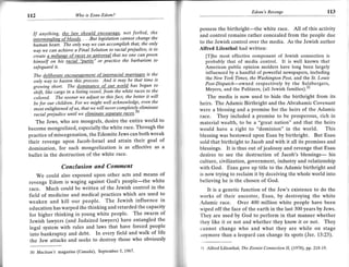 Edom's Revenge                                L13
rtz                     Who is Esau-Ed.om?


                                                                       possess the   birthright-the white race. All of this activity
  If  anything, the law should encourase, not forbid, the              and control remains rather concealed from the people due
  iiterminslins of bloods. ' ' 'But legislation cannot change the
                                                                       to the Jewish control over the media. As the Jewish author
  human heart. The only wdy we can accomplish that, the only
  way we can achieve a Final Solution to racial prejud'ice, is tc'
                                                                       Alfred Lilenthal had written:
  create a mAhnge of rdces so universal that no one can preen             [T]he most effective component of Jewish connection is
  himself on his rry!'al-3yti[" or practice the barbdrism to              probably that of media control. It is well known that
  safeguard. it.                                                          American public opinion molders have long been largely
                                                                          influenced by a handful of powerful newspapers, including
  The deliberate encouralement of interracial marriages is the
                                                                          the New York Times, the ll'ashington Post, and the St. Louis
  only way to hasten this process- And it may be that time is             Post-Dispatch-owned respectively by the Sulzbergers,
  growing short. The dominance of our world has begun to
                                                                          Meyers, and the Pulitzers, (all Jewish families)."
  ini1t, tt*" cargo in a listing vessel, from the white races to the
  coiored. The sooner we adiust to this fact, the better it will           The media is now used to hide the birthright from its
  be for our children' For we might weII acknowledge, even the         heirs. The Adamic Birthright and the Abrahamic Covenant
  mist enlightened of us, thdt we wiII never completelyneliminate      were a blessing and a promise for the heirs of the Adamic
  racial preiudice until we eliminale separate races''"                race. They included a promise to be prosperous, rich in
   The Jews, who are mongrels, desire the entire world to              material wealth, to be a "great nation" and that the heirs
become mongrelized, especially the white race. Through the             would have a right to "dominion" in the world. This
practice of miscegenation, the Edomite Jews can both wreak             blessing was bestowed upon Esau by birthright. But Esau
their revenge upon Jacob-Israel and attain their goal of               sold that birthright to Jacob and with it all its promises and
domination, for such mongrelization is as effective as a               blessings. It is thus out of jealousy and revenge that Esau
bullet in the destruction of the white race'                           desires to see the destruction of Jacob's blessings- his
                                                                       culture, civilization, government, industry and relationship
                   Conclusion dnd Comment                              with God. Esau gave up title to the Adamic birthright and
    We could also expound upon other acts and means of                 is now trying to reclaim it by deceiving the whole world into
revenge Edom is waging against God's people-the white                  believing he is the chosen of God.
race. Much could be written of the Jewish control in the                   It is a genetic function of the Jew's existence to do the
field of medicine and medical practices which are used to              works of their ancestor, Esau, by destroying the white
weaken and kill our people. The Jewish influence rn                    Adamic race. Over 400 million white people have been
education has warped the thinking and retarded the capacity            wiped off the face of the earth in the last 300 years by Jews.
for higher thinking in young white people. The swarm of                They are used by God to perform in that manner whether
Jewish lawyers (and Judaized lawyers) have entangled the               they like it or not and whether they know it or not. They
legal system with rules and laws that have forced people               cannot change who and what they are while on stage
inio bankruptcy and debt. In every field and walk of life              irnymore than a leopard can change its spots (Jer. 13:23).
the Jew attacks and seeks to destroy those who obviously
                                                                       .11 Alfred Litienthal, The Zionist Connection   II, (1978), pp.218-19.
30 Mucleqn's magazine (Canada), September 5, 1967'
 