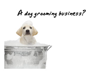 Adoggroomingbusiness?
 