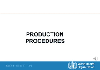 WHO- Self Inspection & Quality Audit_2012.ppt