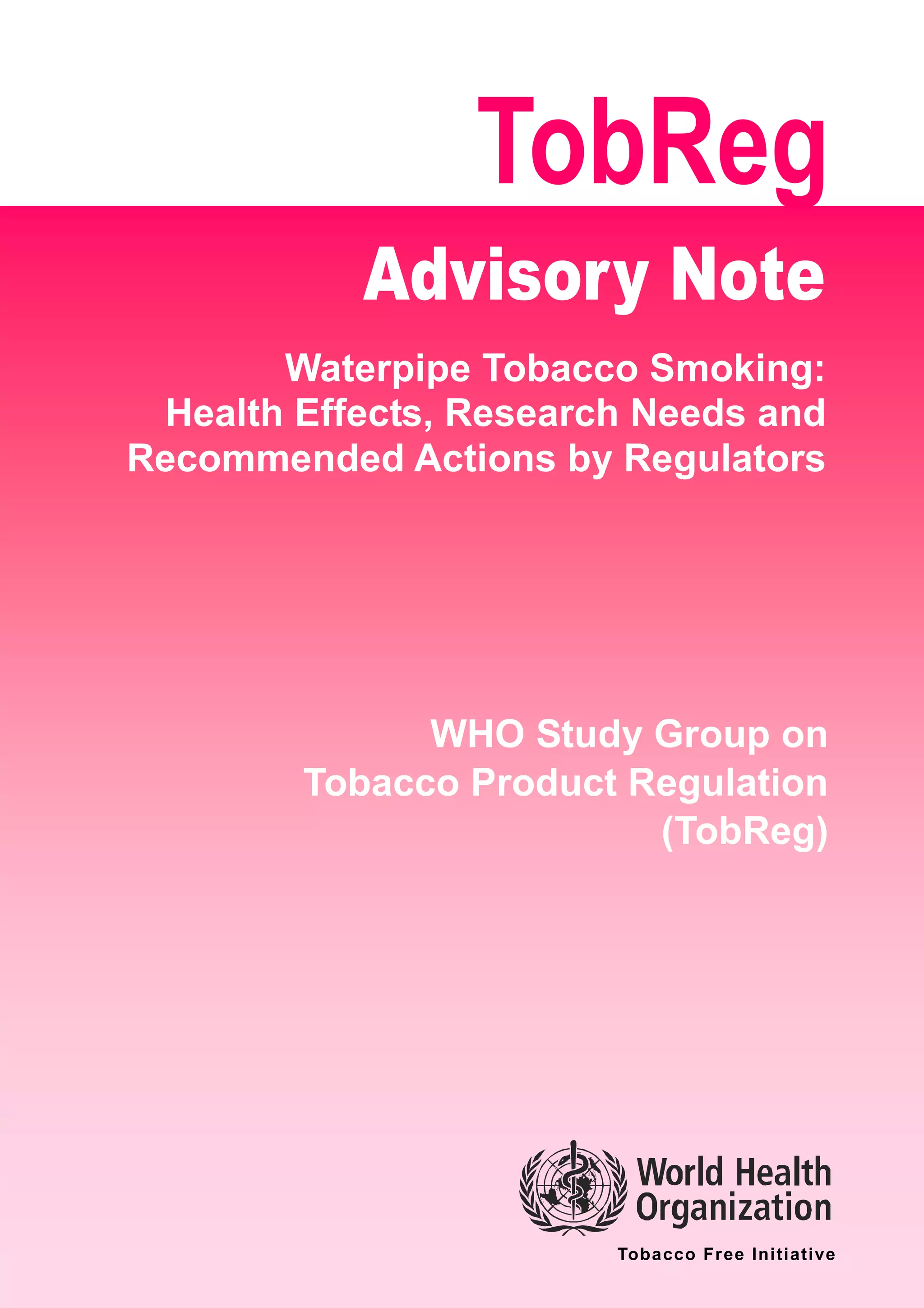 W statement on waterpipe smoking hinal pdf
