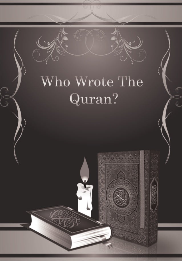  who wrote the quran 