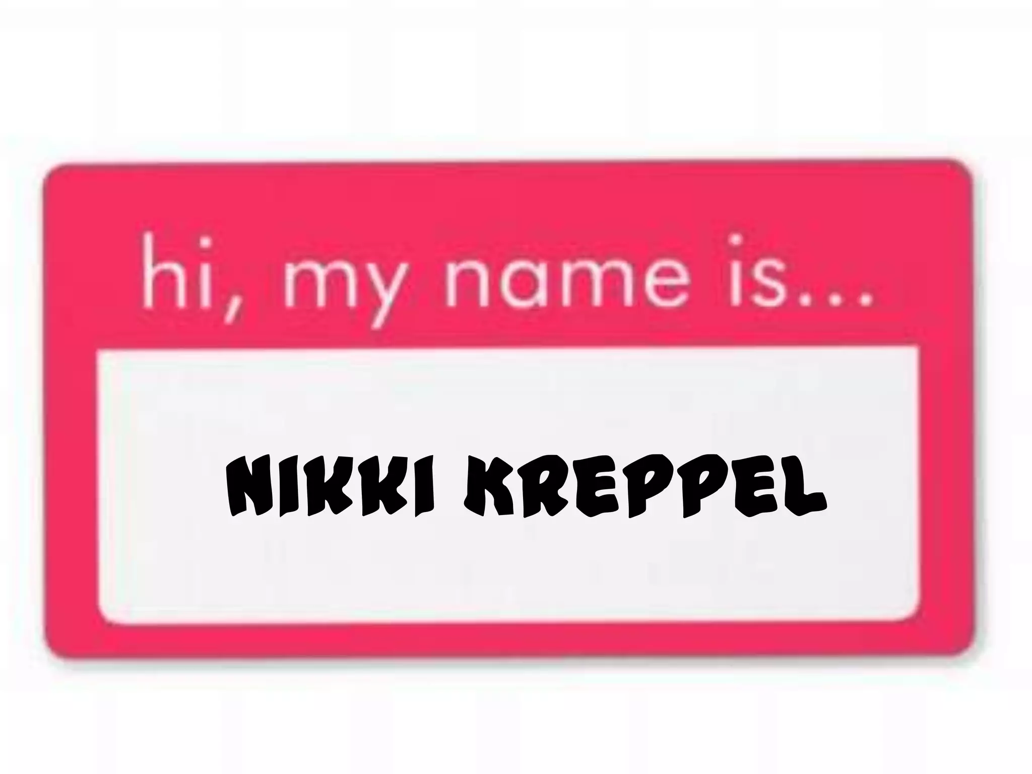 Nikki Kreppel