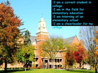 I am a current student in college