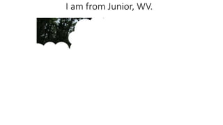 I am from Junior, WV.