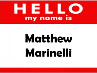 Matthew Marinelli 
