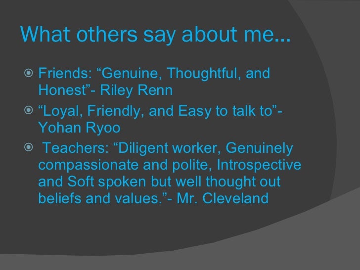 Who am i presentation