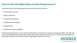 Who Are Ruby on Rails Programmers Technical & Soft Skills Every Top RoR ...
