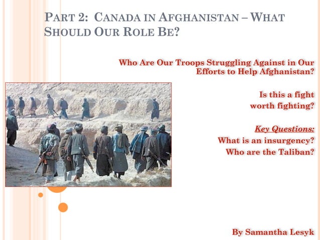Who are the Taliban | PPT