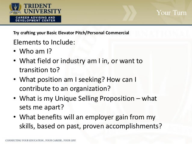 who are you in 30 seconds or less 30 second elevator pitch examples