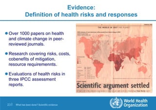 Who climate &_health | PPT