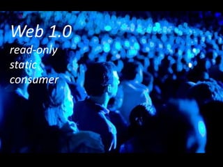 Web 1.0
read-only
static
consumer
 