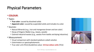 WHO Criteria of Water Purification.pptx