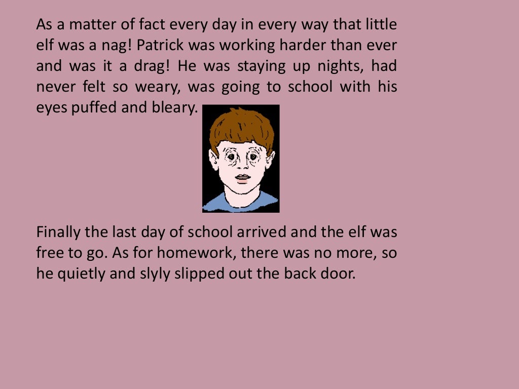 Who did patrick's homework pdf image