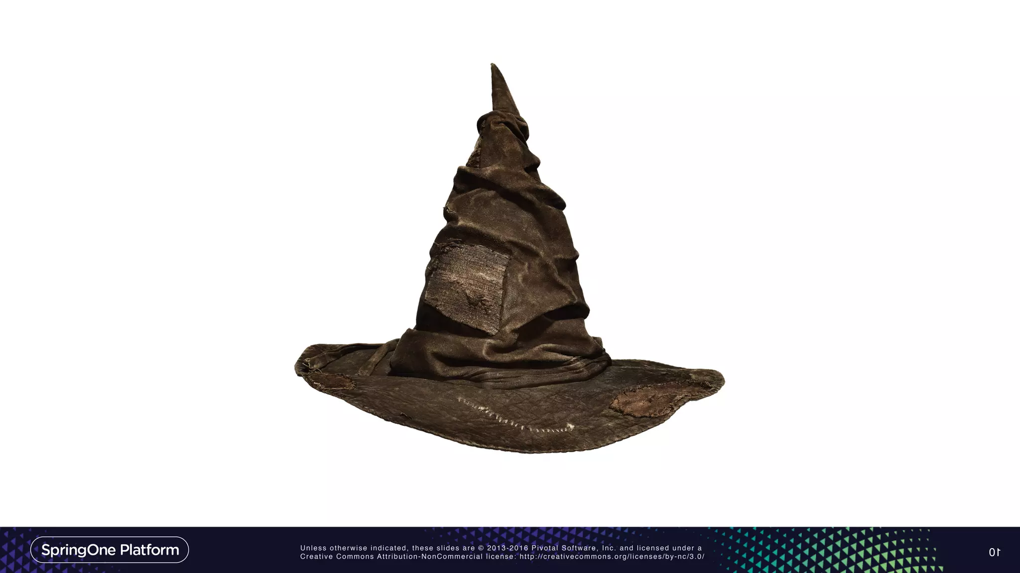 Unless otherwise indicated, these slides are © 2013-2016 Pivotal Software, Inc. and licensed under a
Creative Commons Attribution-NonCommercial license: http://creativecommons.org/licenses/by-nc/3.0/ 10
 