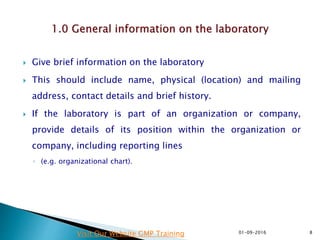 WHO Guidance on Preparation of Laboratory Information File | PPTX