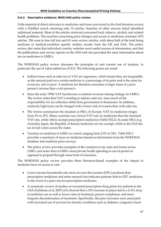 WHO guideline on country pharmaceutical pricing policies 2015 | PDF