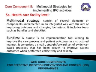 WHO Guidelines on Core Components of Infection Prevention and Control ...