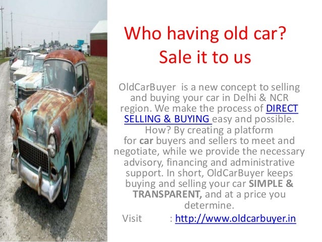 Want To Sale Old Car