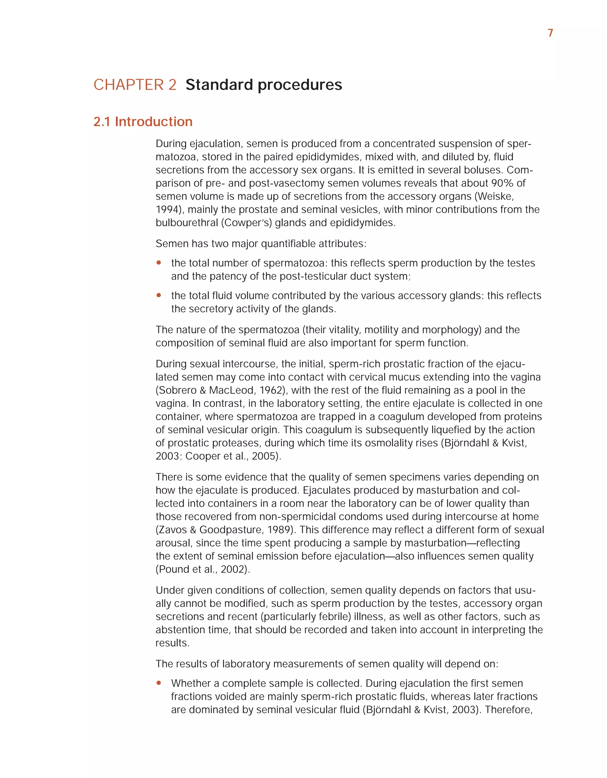 WHO Human Semen Analysis 5th ed | PDF