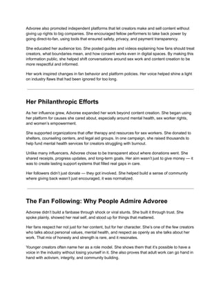 Who is Advoree Her Rise, Struggles .pdf