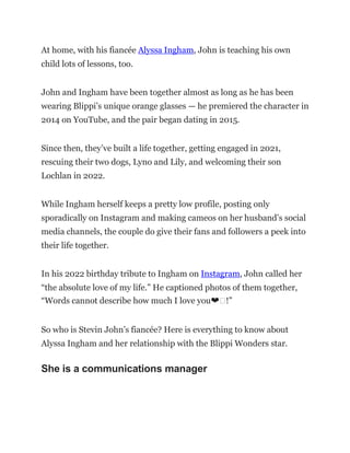 Who Is Blippi Actor Stevin John’s Fiancée All About Alyssa Ingham.pdf