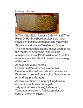 Girinar Inscription Who is diodotus greek myth . | DOCX