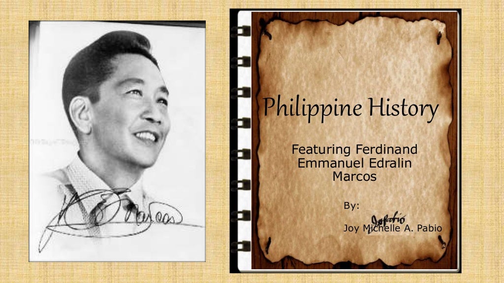 Who is ferdinand marcos