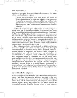 Who Is Indigenous Pdf Who Is Indigenous Pdf