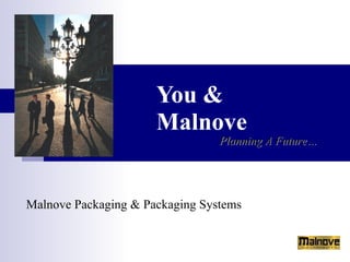 You &  Malnove   Malnove Packaging & Packaging Systems Planning A Future… 