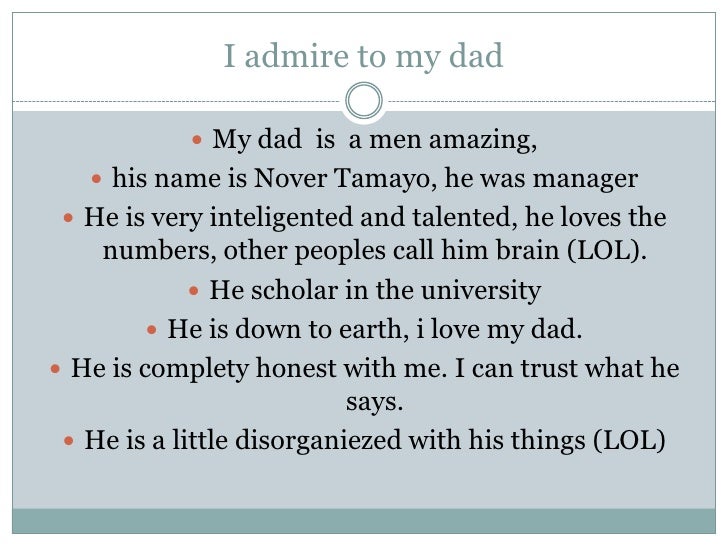 who is someone you admire who i admire essay
