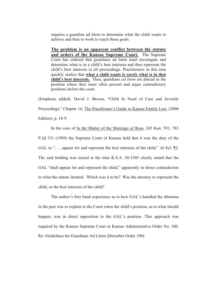 an introduction to the guardian ad litem Statement of the guardian ad litem in the parker jensen case september 26, 2003 introduction amidst all of the controversy surrounding the jensen case, there is one very important issue that is . an introduction to the guardian ad litem Statement of the guardian ad litem in the parker jensen case september 26, 2003 introduction amidst all of the controversy surrounding the jensen case, there is one very important issue that is .