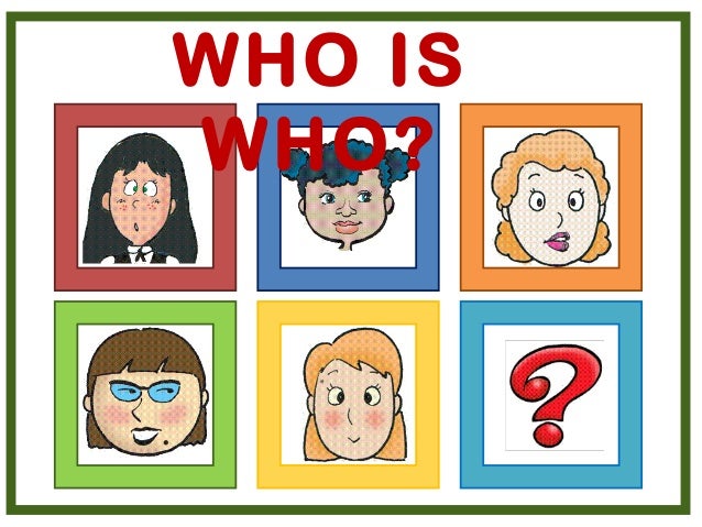 Who is who game
