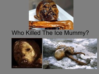 Who Killed The Ice Mummy?
 