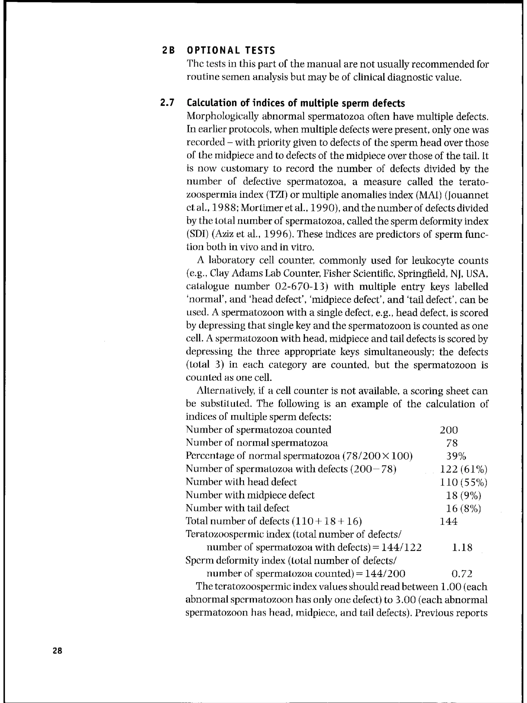 who laboratory manual for the examination of human semen and sperm ...