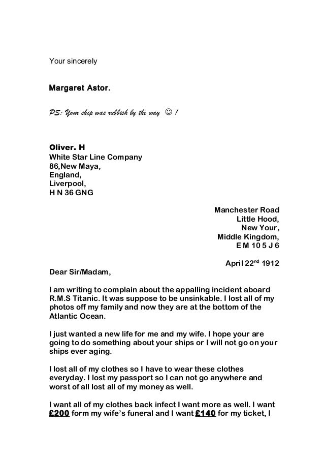 whole class of letters complaint nov2014 what does ps mean at the end of a letter