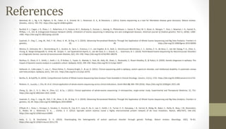References
• Bamshad, M. J., Ng, S. B., Bigham, A. W., Tabor, H. K., Emond, M. J., Nickerson, D. A., & Shendure, J. (2011). Exome sequencing as a tool for Mendelian disease gene discovery. Nature reviews.
Genetics, 12(11), 745–755. https://doi.org/10.1038/nrg3031
• Burdick, K. J., Cogan, J. D., Rives, L. C., Robertson, A. K., Koziura, M. E., Brokamp, E., Duncan, L., Hannig, V., Pfotenhauer, J., Vanzo, R., Paul, M. S., Bican, A., Morgan, T., Duis, J., Newman, J. H., Hamid, R.,
Phillips, J. A., 3rd, & Undiagnosed Diseases Network (2020). Limitations of exome sequencing in detecting rare and undiagnosed diseases. American journal of medical genetics. Part A, 182(6), 1400–
1406. https://doi.org/10.1002/ajmg.a.61558
• Suwinski, P., Ong, C., Ling, M., Poh, Y. M., Khan, A. M., & Ong, H. S. (2019). Advancing Personalized Medicine Through the Application of Whole Exome Sequencing and Big Data Analytics. Frontiers in
genetics, 10, 49. https://doi.org/10.3389/fgene.2019.00049
• Westra, D., Schouten, M. I., Stunnenberg, B. C., Kusters, B., Saris, C., Erasmus, C. E., van Engelen, B. G., Bulk, S., Verschuuren-Bemelmans, C. C., Gerkes, E. H., de Geus, C., van der Zwaag, P. A., Chan, S.,
Chung, B., Barge-Schaapveld, D., Kriek, M., Sznajer, Y., van Spaendonck-Zwarts, K., van der Kooi, A. J., Krause, A., … Voermans, N. C. (2019). Panel-Based Exome Sequencing for Neuromuscular Disorders
as a Diagnostic Service. Journal of neuromuscular diseases, 6(2), 241–258. https://doi.org/10.3233/JND-180376
• Rochtus, A., Olson, H. E., Smith, L., Keith, L. G., El Achkar, C., Taylor, A., Mahida, S., Park, M., Kelly, M., Shain, C., Rockowitz, S., Rosen Sheidley, B., & Poduri, A. (2020). Genetic diagnoses in epilepsy: The
impact of dynamic exome analysis in a pediatric cohort. Epilepsia, 61(2), 249–258. https://doi.org/10.1111/epi.16427
• Stefanski, A., Calle-López, Y., Leu, C., Pérez-Palma, E., Pestana-Knight, E., & Lal, D. (2021). Clinical sequencing yield in epilepsy, autism spectrum disorder, and intellectual disability: A systematic review
and meta-analysis. Epilepsia, 62(1), 143–151. https://doi.org/10.1111/epi.16755
• Bartha, Á., & Győrffy, B. (2019). Comprehensive Outline of Whole Exome Sequencing Data Analysis Tools Available in Clinical Oncology. Cancers, 11(11), 1725. https://doi.org/10.3390/cancers11111725
• Retterer, K., Juusola, J., Cho, M. et al. Clinical application of whole-exome sequencing across clinical indications. Genet Med 18, 696–704 (2016). https://doi.org/10.1038/gim.2015.148
• Zhang, Q., Qin, Z., Yi, S., Wei, H., Zhou, X.Z., & Su, J. (2021). Clinical application of whole-exome sequencing: A retrospective, single-center study. Experimental and Therapeutic Medicine, 22, 753.
https://doi.org/10.3892/etm.2021.10185
• Suwinski, P., Ong, C., Ling, M., Poh, Y. M., Khan, A. M., & Ong, H. S. (2019). Advancing Personalized Medicine Through the Application of Whole Exome Sequencing and Big Data Analytics. Frontiers in
genetics, 10, 49. https://doi.org/10.3389/fgene.2019.00049
• O'Roak, B. J., Vives, L., Girirajan, S., Karakoc, E., Krumm, N., Coe, B. P., Levy, R., Ko, A., Lee, C., Smith, J. D., Turner, E. H., Stanaway, I. B., Vernot, B., Malig, M., Baker, C., Reilly, B., Akey, J. M., Borenstein,
E., Rieder, M. J., Nickerson, D. A., … Eichler, E. E. (2012). Sporadic autism exomes reveal a highly interconnected protein network of de novo mutations. Nature, 485(7397), 246–250.
https://doi.org/10.1038/nature10989
• Jeste, S. S., & Geschwind, D. H. (2014). Disentangling the heterogeneity of autism spectrum disorder through genetic findings. Nature reviews. Neurology, 10(2), 74–81.
https://doi.org/10.1038/nrneurol.2013.278
 