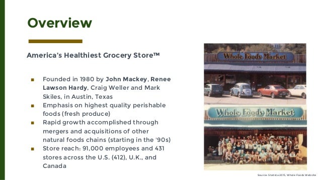 Whole Foods Mission Statement Analysis Whole Foods Mission Statement Analysis