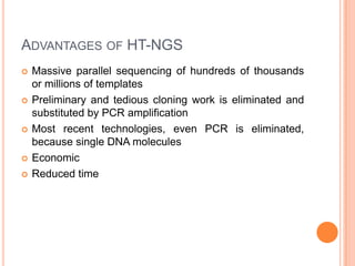 Whole genome sequencing of bacteria & analysis | PPTX