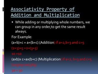 Whole numbers | PPTX