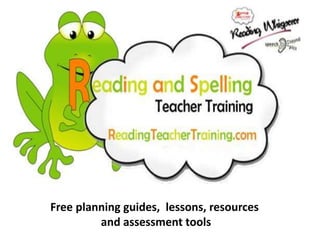 Free planning guides, lessons, resources
         and assessment tools
 